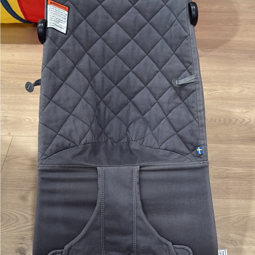Gray Quilted Kids Bouncer